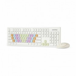 Комплект SmartBuy 218346AG (цветные клавиши) (белый)