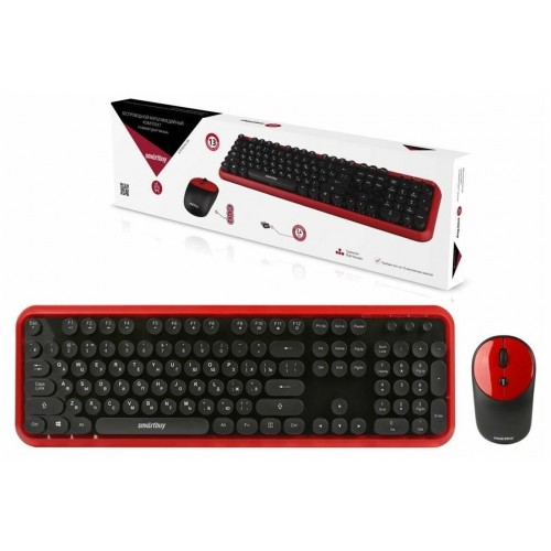 Комплект SmartBuy SBC-620382AG-RK (черный/красный) 2