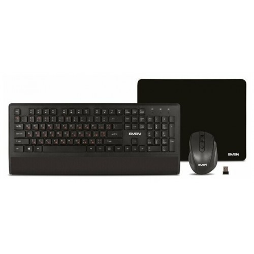 Комплект SVEN KB-C3800W USB (черный) 