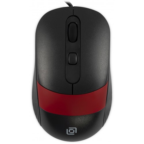 Мышь Oklick 310M (черный/красный) 