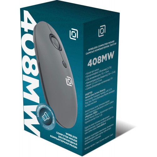 Беспроводная мышь Oklick 408MW (графитовый) 6