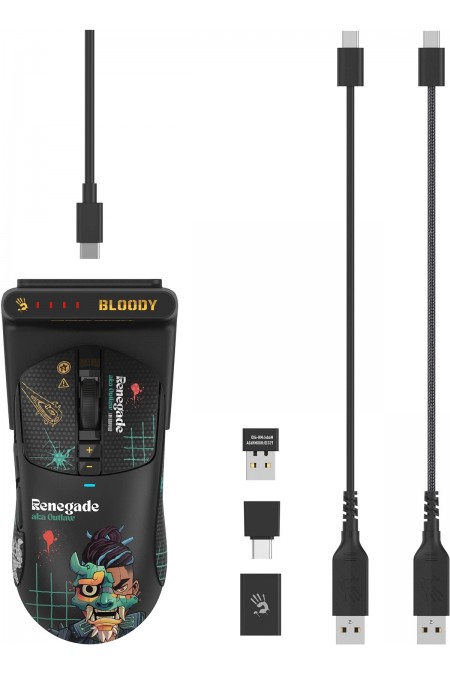 Беспроводная мышь Bloody R72 Ultra Duo Renegade (черный) 20