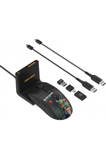 Беспроводная мышь Bloody R72 Ultra Duo Renegade (черный) 21