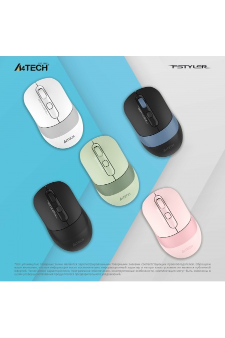 Беспроводная мышь A4Tech Fstyler FB10C (черный/синий) 5