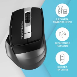 Беспроводная мышь A4Tech Fstyler FB35S (серый/черный)