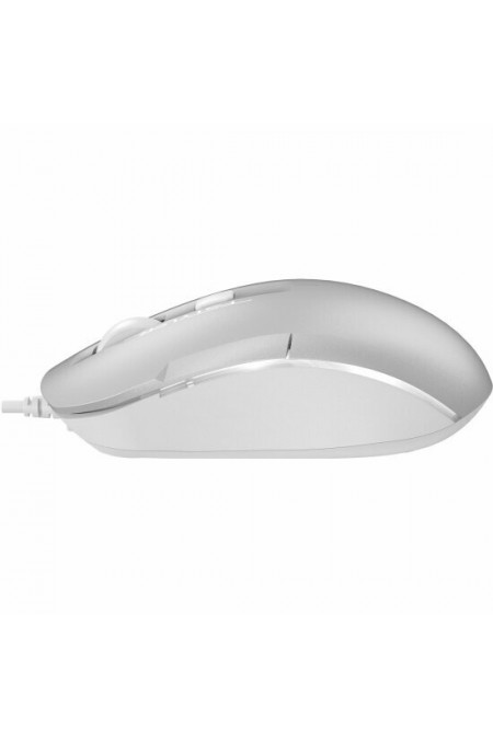Беспроводная мышь A4Tech Fstyler FM26S (серебристый/белый) 3