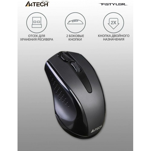 Беспроводная мышь A4Tech G9-500FS (черный) 7