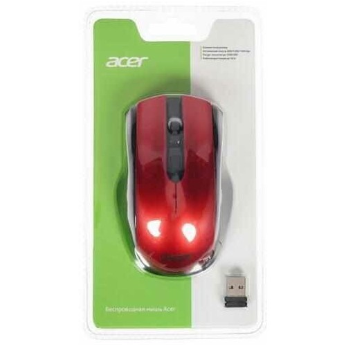 Беспроводная мышь Acer OMR032 (черный/красный) 5