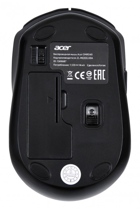 Беспроводная мышь Acer OMR040 (черный) 1