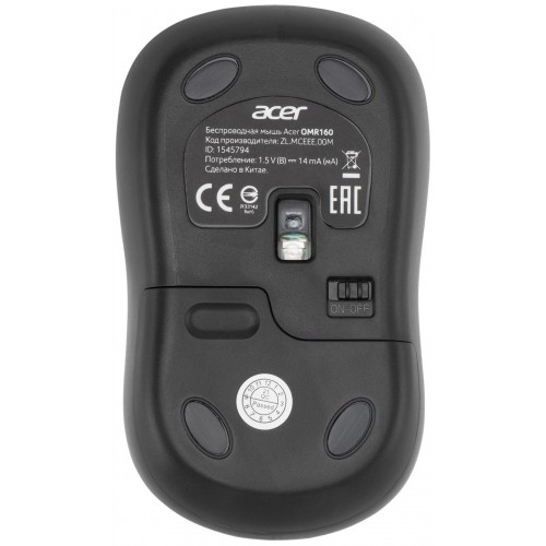 Беспроводная мышь Acer OMR160 (черный) 9