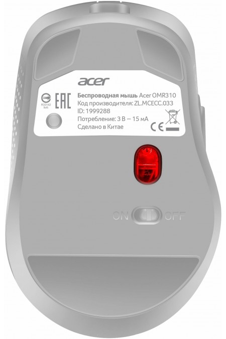 Беспроводная мышь Acer OMR310 (светло-серый) 1
