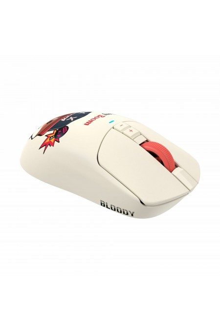 Беспроводная мышь Bloody R72 Ultra Duo (R72 ULTRA DUO PIXELS RED) (белый/красный/рисунок) 1
