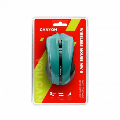 Беспроводная мышь Canyon CNE-CMSW05 (зеленый) в Интернет-магазине ...
