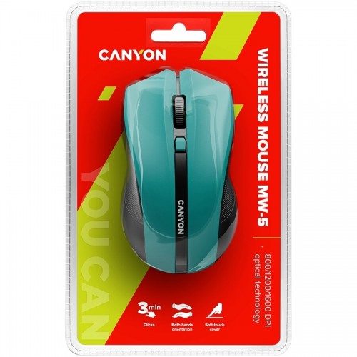 Беспроводная мышь Canyon CNE-CMSW05 (зеленый) в Интернет-магазине ...