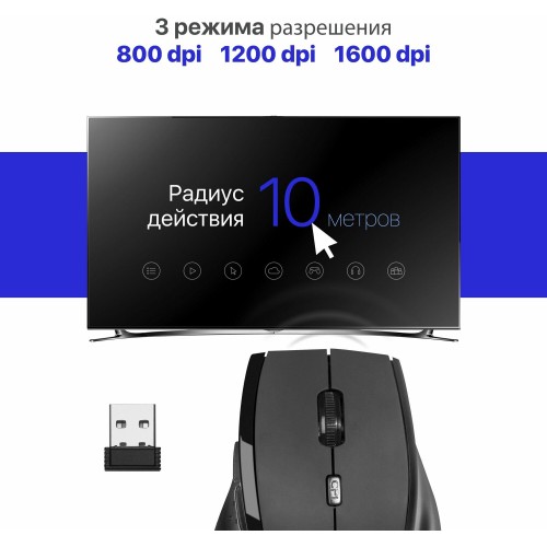 Беспроводная мышь Defender Accura MM-365 (черный) 2