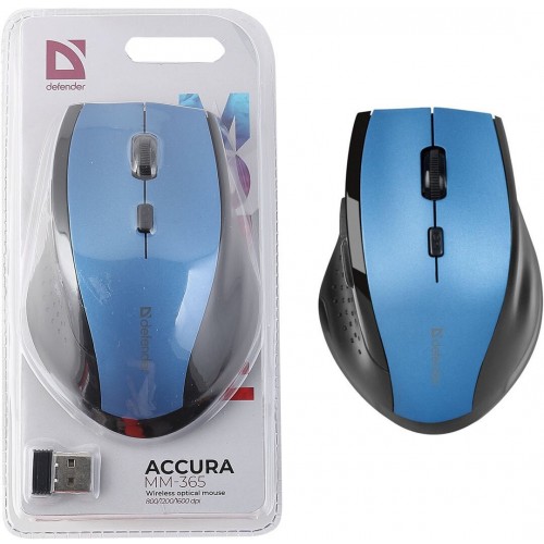 Беспроводная мышь Defender Accura MM-365 (синий) 5