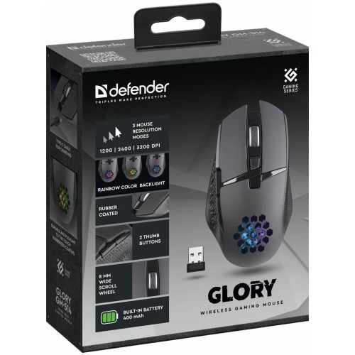 Беспроводная мышь Defender Glory (52514) (черный) 8