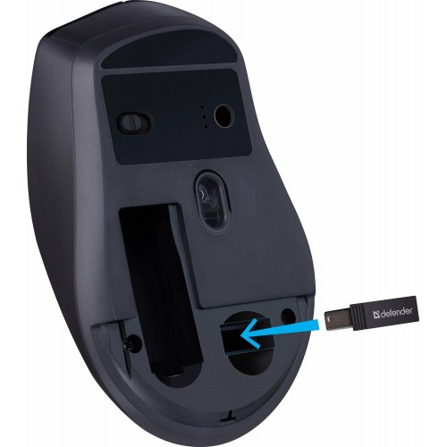 Беспроводная мышь Defender MS-095 (черный) 9