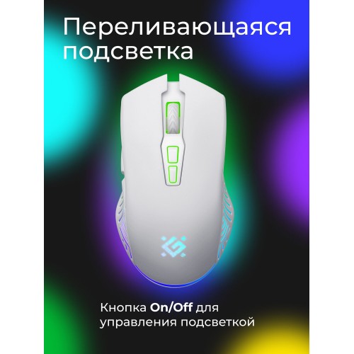 Беспроводная мышь Defender Pandora GM-502 (белый) 3