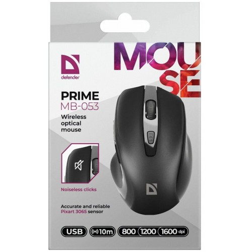 Беспроводная мышь Defender Prime MB-053 (черный) 7