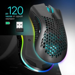 Беспроводная мышь Defender Warlock GM-709L (черный)