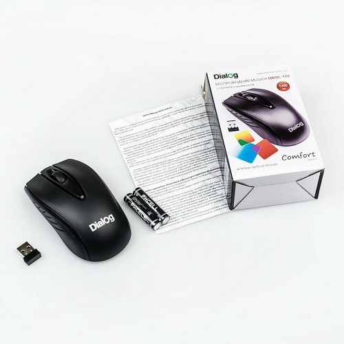 Беспроводная мышь Dialog Comfort MROC-17U (черный) 8