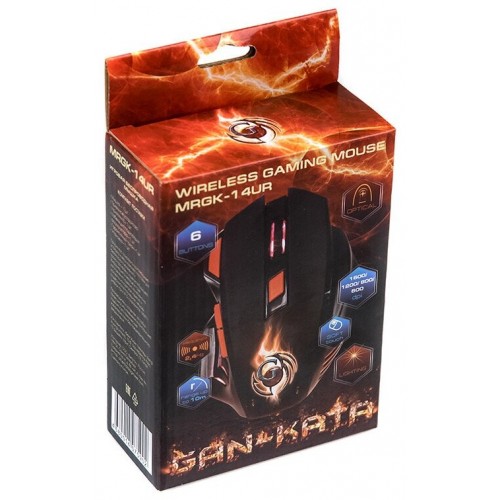 Беспроводная мышь Dialog Gan-Kata MRGK-14UR (черный/красный) 6