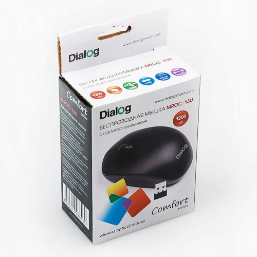 Беспроводная мышь Dialog MROC-13U (черный) 8