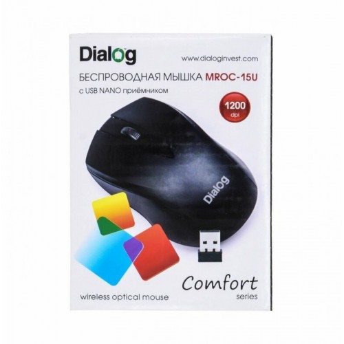 Беспроводная мышь Dialog MROC-15U (черный) 8