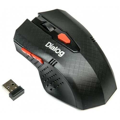 Беспроводная мышь Dialog MROP-09U USB (черный) 