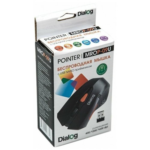 Беспроводная мышь Dialog MROP-09U USB (черный) 4