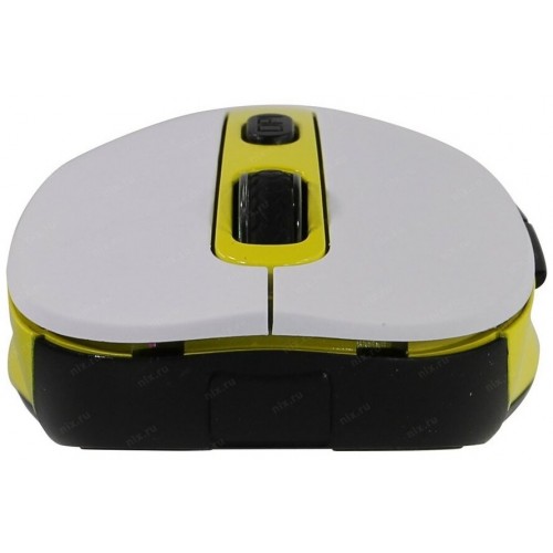Беспроводная мышь Gembird MUSW-221 (белый/желтый) 5