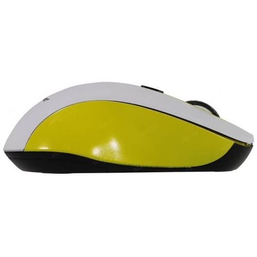 Беспроводная мышь Gembird MUSW-221 (белый/желтый) 6