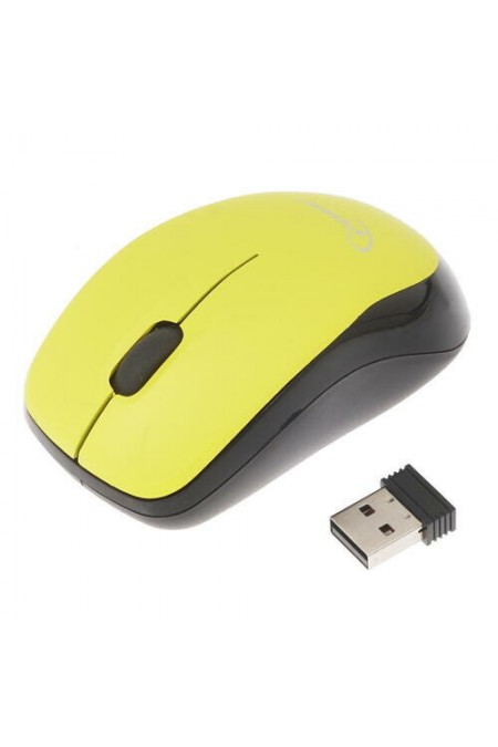 Беспроводная мышь Gembird MUSW-360 (желтый/черный) 1
