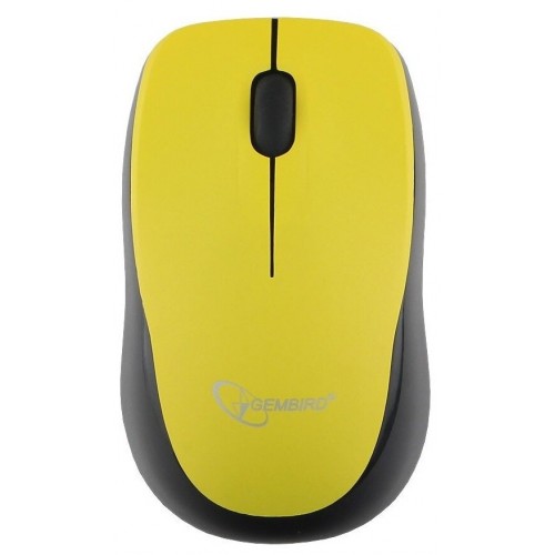 Беспроводная мышь Gembird MUSW-360 (желтый/черный) 