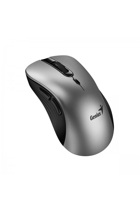 Беспроводная мышь Genius Ergo 8100S AI (серебристо-серый) 