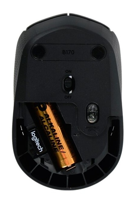 Беспроводная мышь Logitech B170 (910-004659) (черный) 3