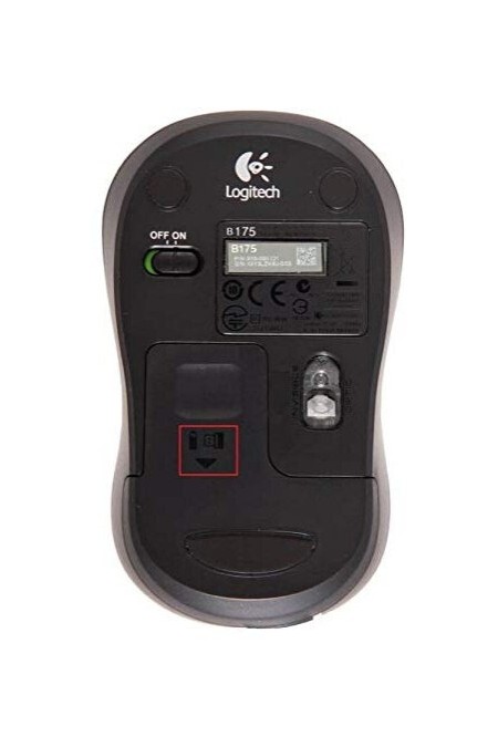 Беспроводная мышь Logitech B175 (910-002635) (черный/серый) 1