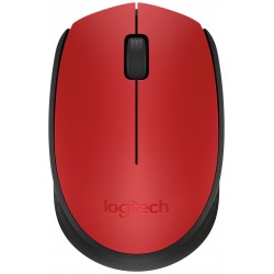 Беспроводная мышь Logitech M170 (910-004648) (красный/черный)
