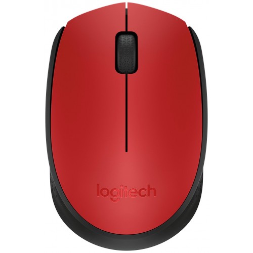 Беспроводная мышь Logitech M170 (910-004648) (красный/черный) 