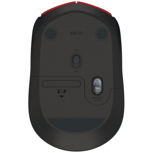 Беспроводная мышь Logitech M170 (910-004648) (красный/черный) 3