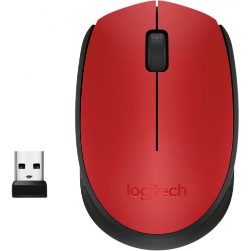 Беспроводная мышь Logitech M171 (910-004645) (красный/черный) 