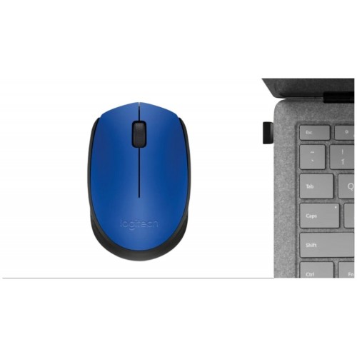 Беспроводная мышь Logitech M171 (910-004640/910-004644) (синий/черный) 1