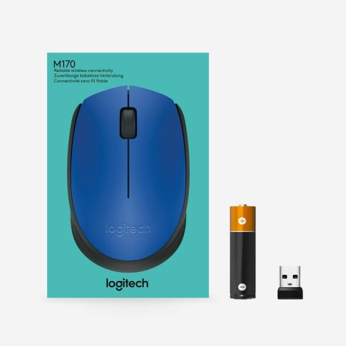 Беспроводная мышь Logitech M171 (910-004640/910-004644) (синий/черный) 7