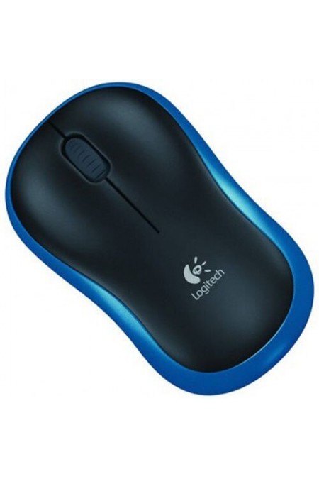 Беспроводная мышь Logitech M185 (910-002239) (черный/синий) 
