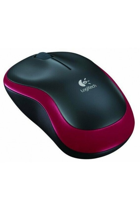 Беспроводная мышь Logitech M185 (910-002240/910-002633) (черный/красный) 