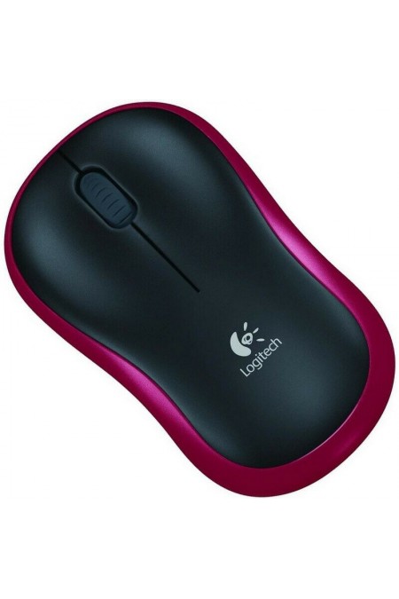 Беспроводная мышь Logitech M185 (910-002240/910-002633) (черный/красный) 1