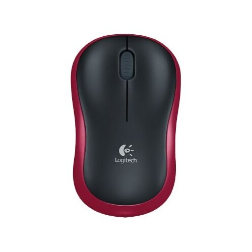 Беспроводная мышь Logitech M185 (910-002240/910-002633) (черный/красный) 