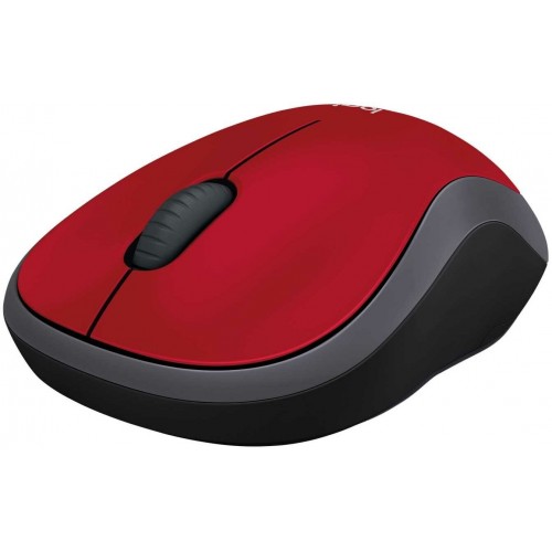 Беспроводная мышь Logitech M185 (910-002240/910-002633) (черный/красный) 4