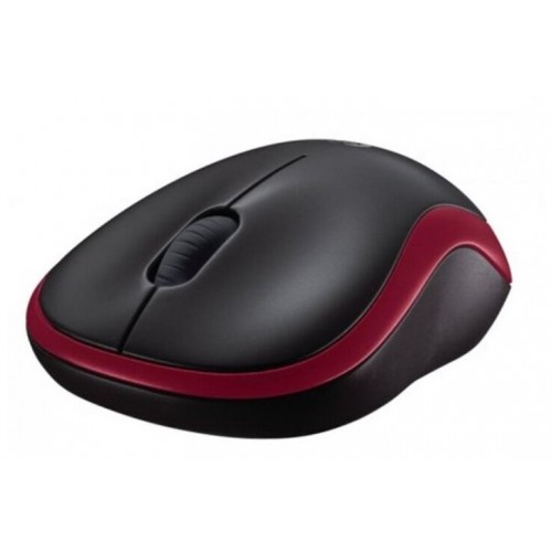 Беспроводная мышь Logitech M186 (910-004133) (черный/красный) 5